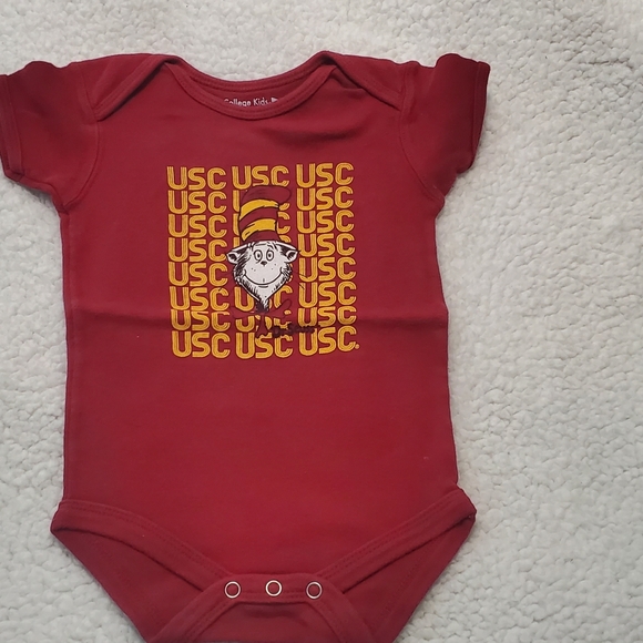 USC Baby One Piece - Red - Picture 1 of 2